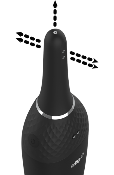 Automatisk analbruser Anbiguo Ultimate Rechargeable med beholder og konisk spids