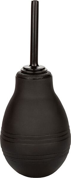 Sort CalExotics One-Way Anal Douche med bold og kanyle