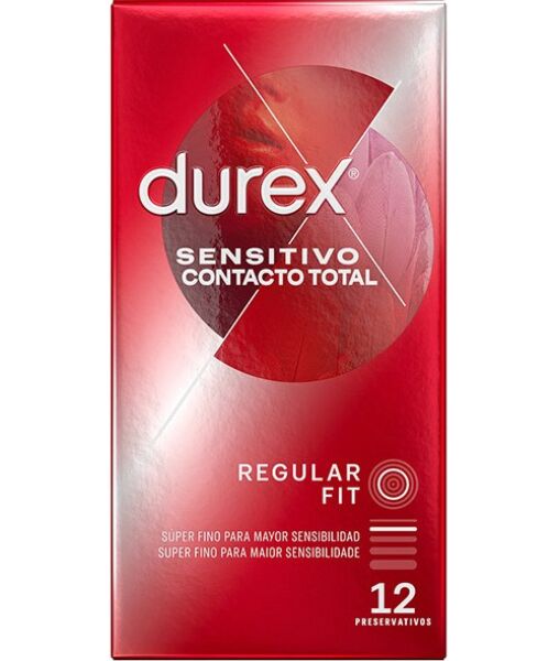 Æske med 12 Durex Sensitivo Super Tynde kondomer