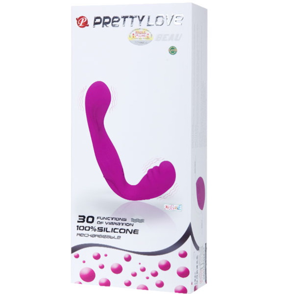 Dobbelt strap-on uden remme fra Pretty Love Beau