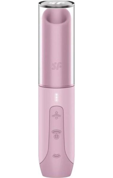 Klitorissuger Satisfyer Secret Kiss i pink med design som en læbestift