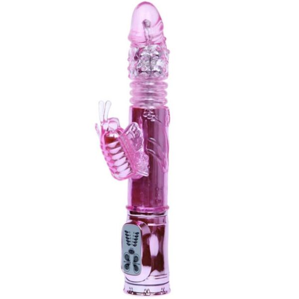 Rabbit vibrator Baile Rabbit Throbbing Butterfly med arm til klitoris