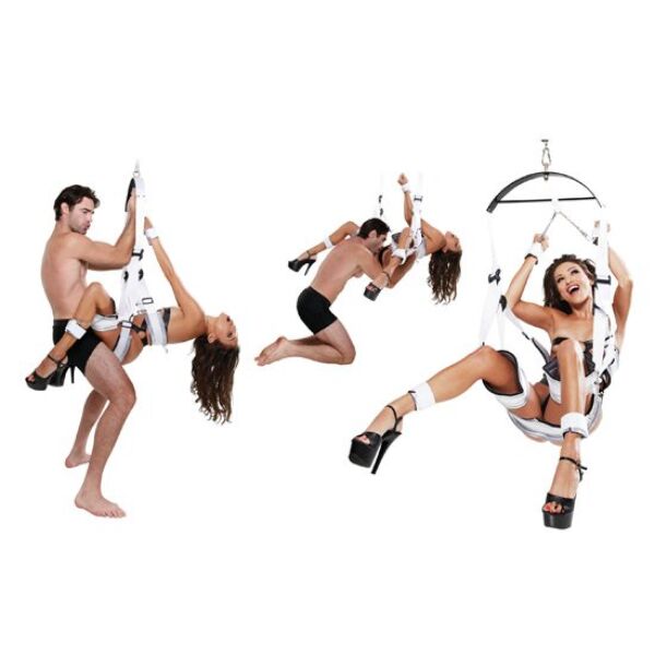 Fetish Fantasy Series Bondage Swing med polstrede støttepuder og stropper til håndled og ankler