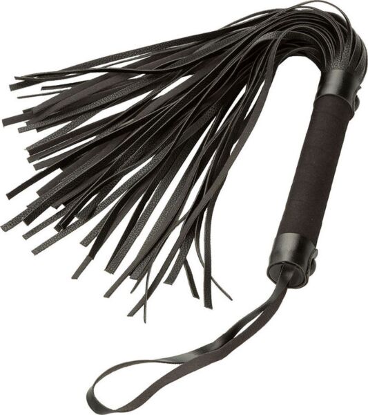 Sort Nocturnal Collection Flogger fra CalExotics med håndledsrem