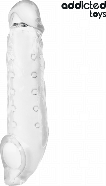 Penishylster Addicted Toys M 27 cm, gennemsigtig