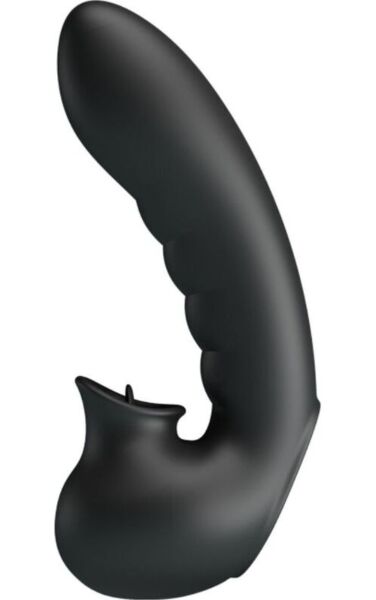 Pretty Love Hobgoblin fingervibrator i sort silikone