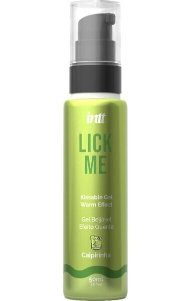 Spiselig glidecreme med varmeeffekt INTT Lick Me i smagene caipirinha og honning