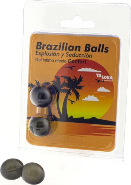 Pakke med 2 glidecreme-kugler Brazilian Balls Komfort Effekt