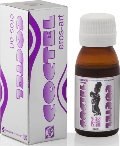Flaske med Eros Kærlighedsdråber, 60 ml