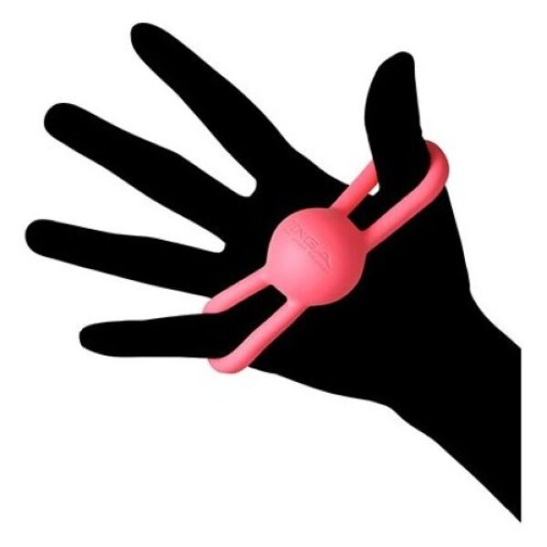 TENGA VI-BO Hand Orb vibrator, der sidder om tommel- og lillefingeren
