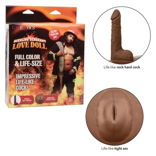 CalExotics Sizzling Sergeant oppustelig mandlig sexdukke