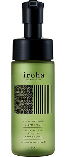Intimsæbe i skum Iroha Intimate Care Wash, flaske med pumpe, 150 ml