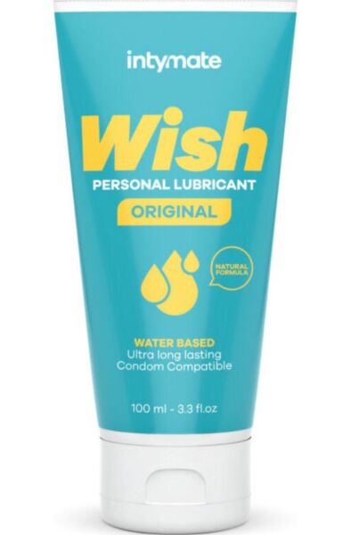 Flaske med vandbaseret glidecreme Intymate Wish Original på 100 ml