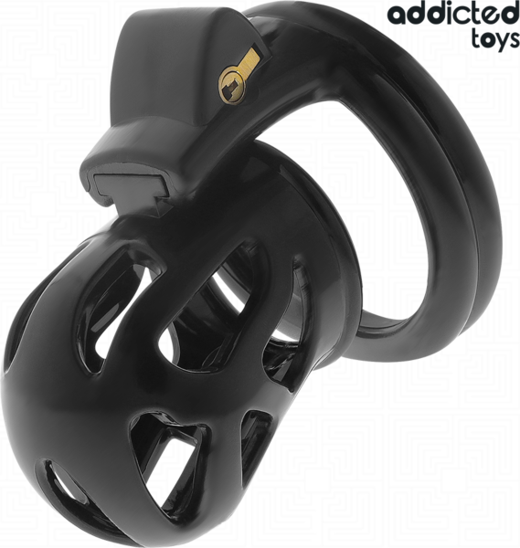 Kyskhedsbur Addicted Toys Locked 7,5 cm med ringe og nøgler