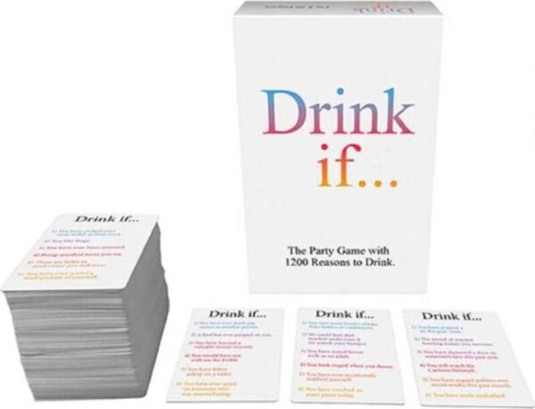 Drikkespillet Kheper Games Drink If med æske og terning