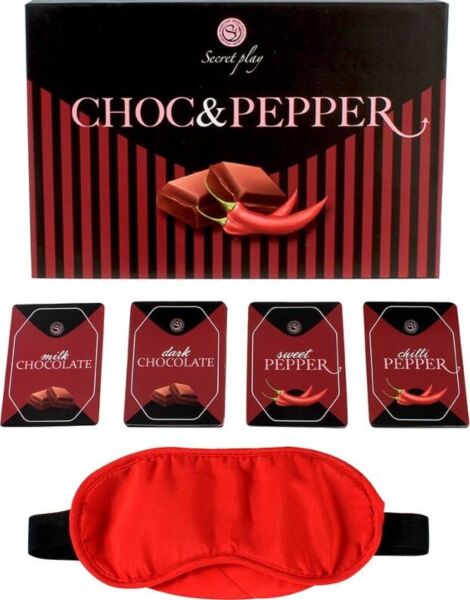 Kortspillet Secret Play Choc & Pepper med chokoladekort og krydrede kort