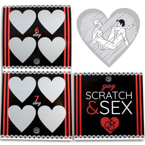 Skrabespil til par Secret Play Scratch & Sex Gay