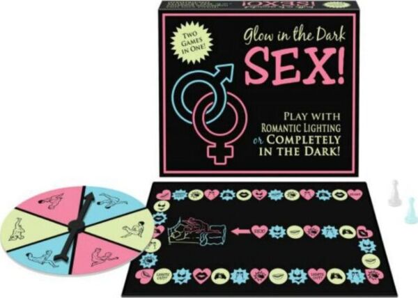 Erotisk brætspil Kheper Games Glow in the Dark Sex! med æske