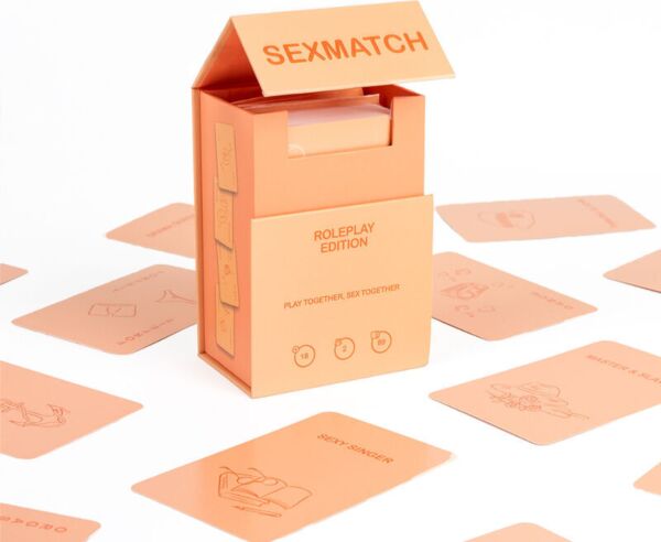Kortspil for par Secret Play Sexmatch Roleplay Edition med æske