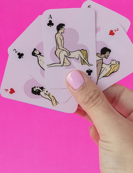 Erotisk kortspil Sexitive Mini Poker XXX Edition med æske