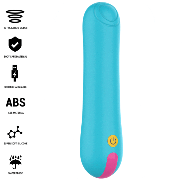 Intense Claudia vibrator med rytmisk tapfunktion