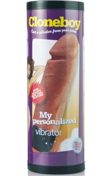 Kloningssæt til penis Cloneboy Vibrator med penisring med lasso og stimulerende overtræk