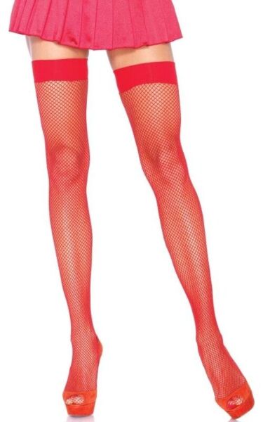 Lårlange netstrømper Leg Avenue Nylon Fishnet Thigh Highs