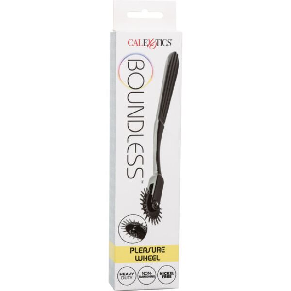 Sort Wartenberg-hjul CalExotics Boundless Pleasure Wheel med hjul med 22 pigge
