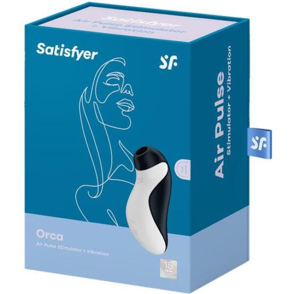 Klitorissuger Satisfyer Orca formet som en spækhugger