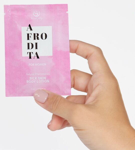 Enkeltdosis af Secret Play Afrodita bodylotion på 4 ml