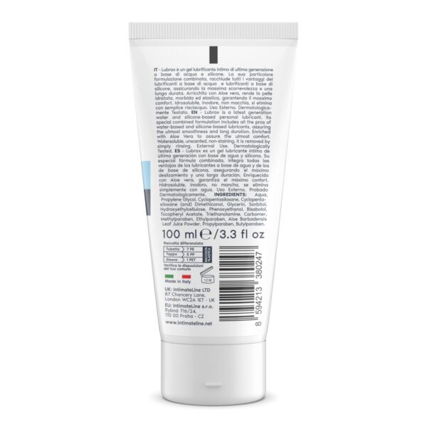 Hybrid glidecreme til analsex, IntimateLine Lubrax 100 ml