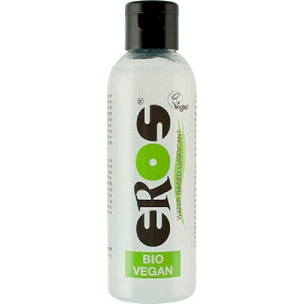 Flaske med vandbaseret glidecreme Eros Bio & Vegan Aqua på 100 ml