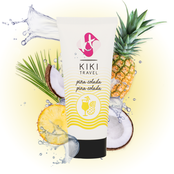 Glidecreme med smag Kikí Travel på 50 ml