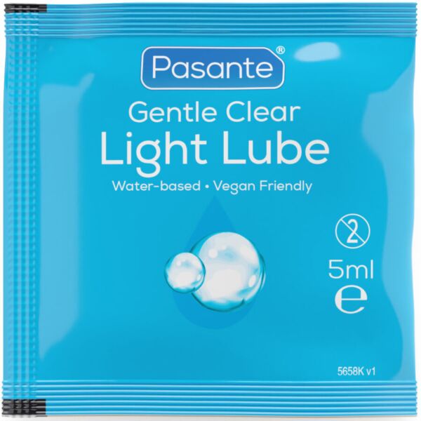Enkeltdosis-breve med den vandbaserede glidecreme Pasante Light