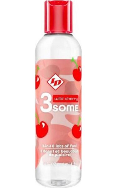Glidecreme med smag ID 3some, 4 fl oz