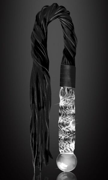 Buttplug af mundblæst glas Pipedream Icicles Nr. 38 med hale