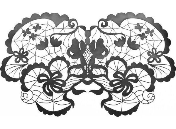Sort vinylmaske Bijoux Indiscrets Mask Anna