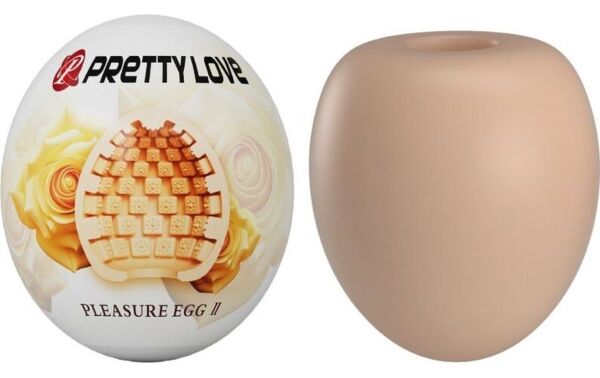 Masturbator Pretty Love Pleasure Egg formet som et æg