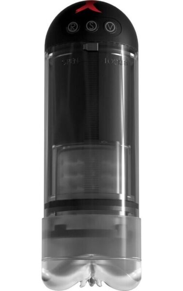 Masturbator PDX Elite Extender Pro fra Pipedream med gennemsigtigt rør og motor