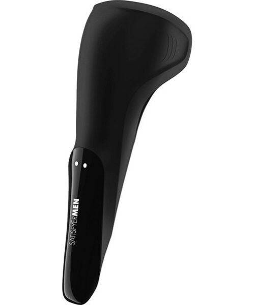 Masturbator Satisfyer Men Wand i sort med fleksible silikonevinger
