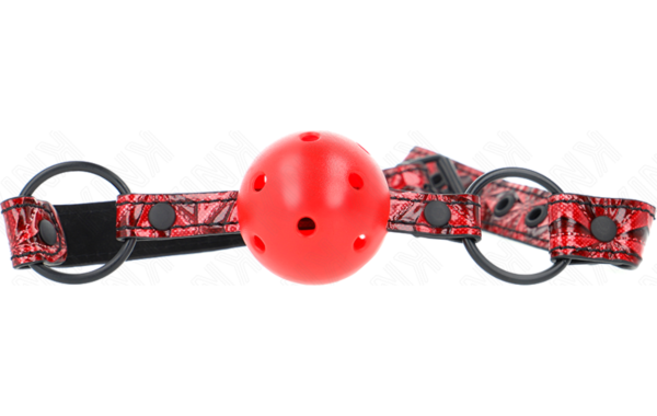 Ball gag Kink 4,5 cm med rem