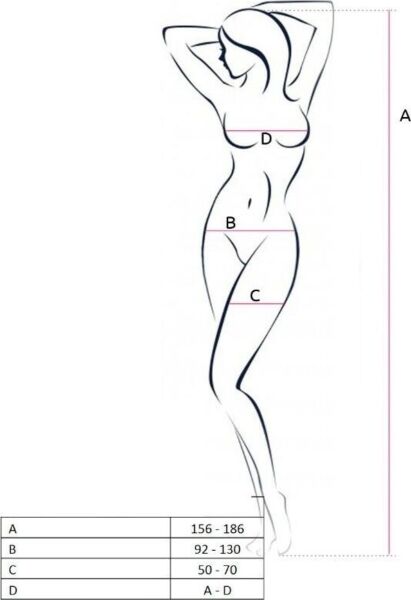 Passion BS056 bodystocking i net
