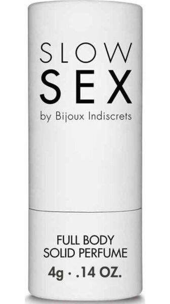 Fast kropsparfume Bijoux Slow Sex Full Body Solid med duft af kokos