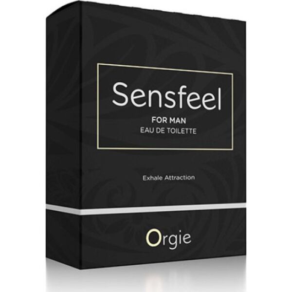 Orgie Sensfeel For Man-parfumeflaske på 50 ml med forstøver