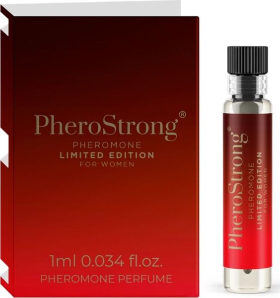 Flaske med feromonparfume PheroStrong Limited Edition For Women på 1 ml