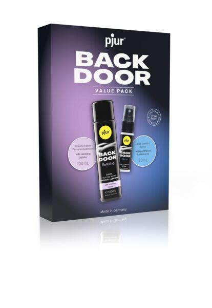 Pjur Back Door Value Pack med glidecremen Back Door Relaxing og Back Door Spray