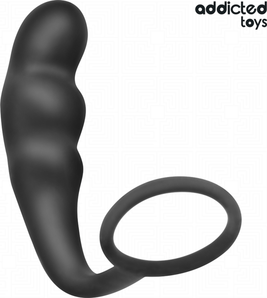 Buttplug Addicted Toys Model 4 med testikelring