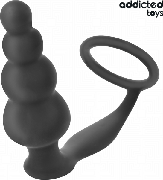 Buttplug Addicted Toys Model 5 med testikelring
