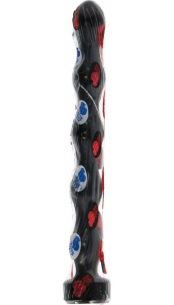 Buttplug All Black AB69 Hoser på 32 cm med varierende bredde