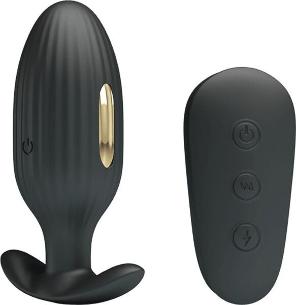 Vibrerende buttplug Pretty Love Kelly i sort